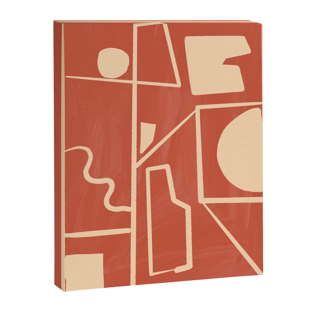 Modern Abstract Minimal Shapes 39/3 Canvas Print Gallery Image 6