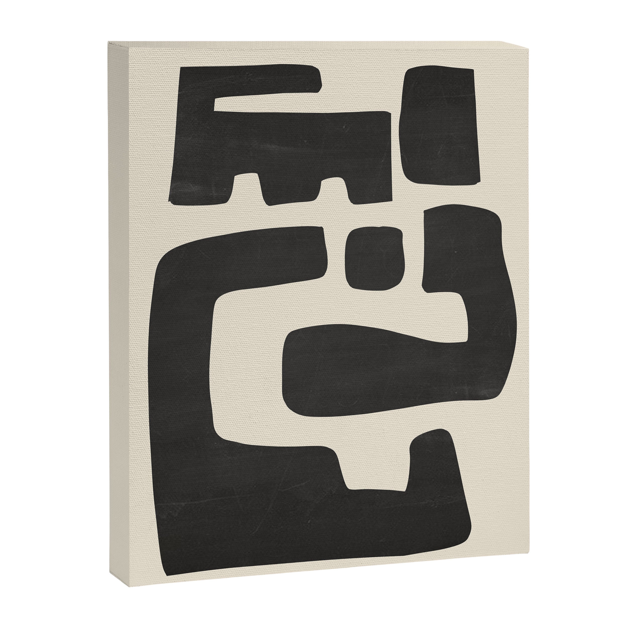 Modern Abstract Minimal Shapes 4 Canvas Print Gallery Image 6