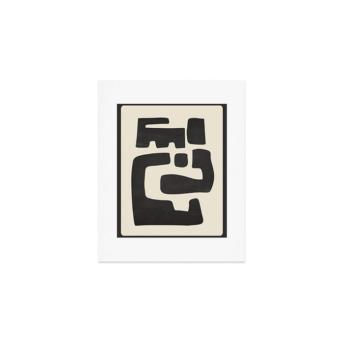 Modern Abstract Minimal Shapes 4 Art Print Gallery Image 1