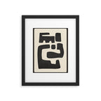 Modern Abstract Minimal Shapes 4 Framed Art Print Gallery Image 5