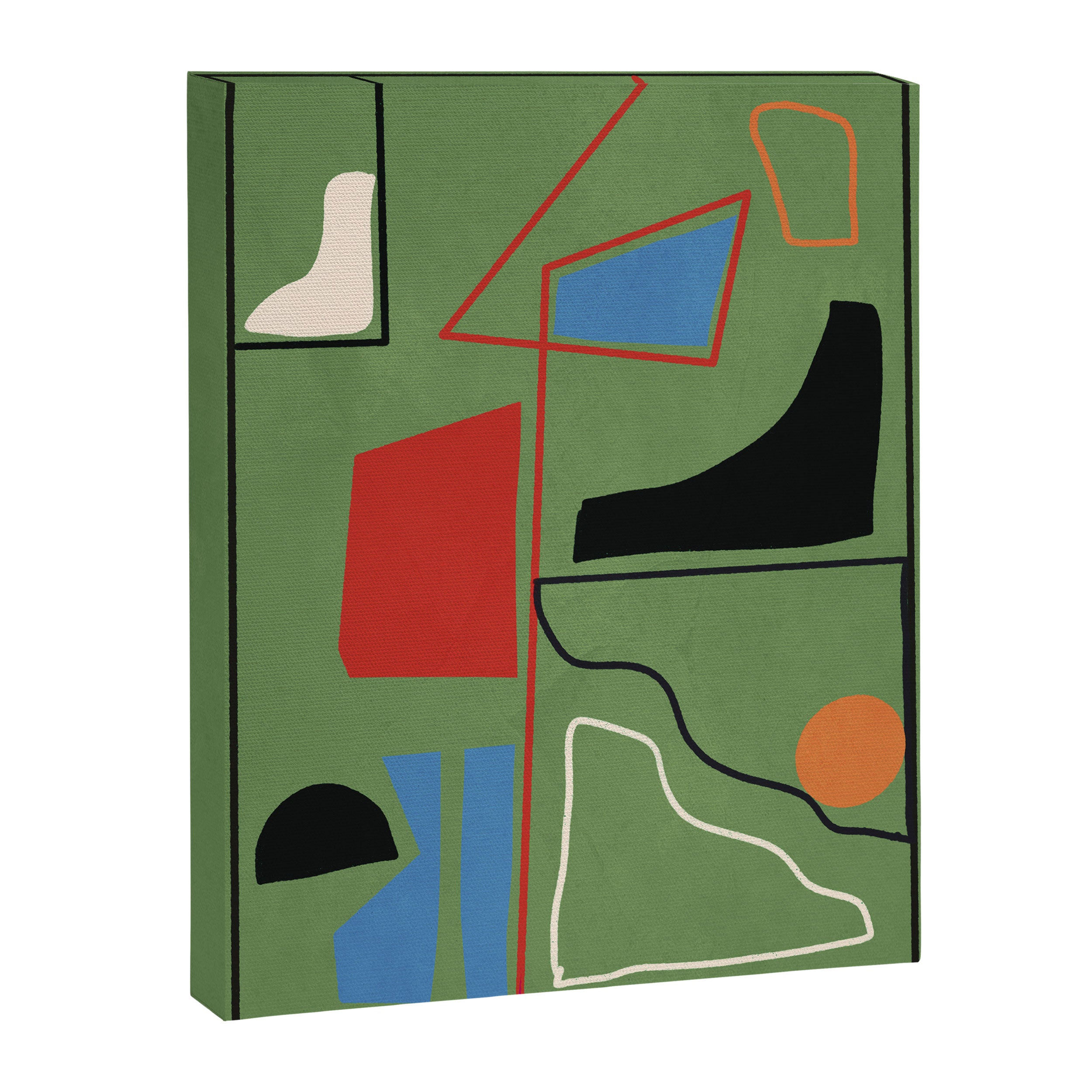 Modern Abstract Minimal Shapes 42 Canvas Print Gallery Image 6
