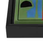 Modern Abstract Minimal Shapes 42 Framed Canvas Print Gallery Image 3