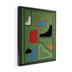Modern Abstract Minimal Shapes 42 Framed Canvas Print Gallery Image 2