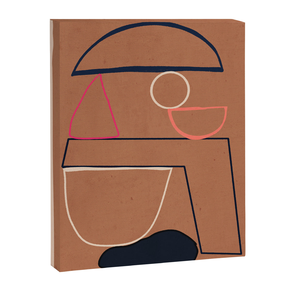 Modern Abstract Minimal Shapes 62 Canvas Print Gallery Image 6