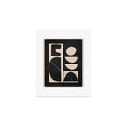Modern Abstract Minimal Shapes 63 Art Print Gallery Image 1