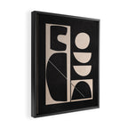 Modern Abstract Minimal Shapes 63 Framed Canvas Print Gallery Image 2
