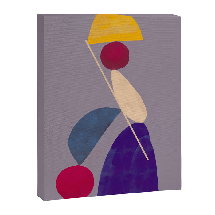 Modern Abstract Minimal Shapes 84 Canvas Print Gallery Image 1