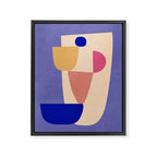 Modern Abstract Minimal Shapes 98 Framed Canvas Print Gallery Image 6