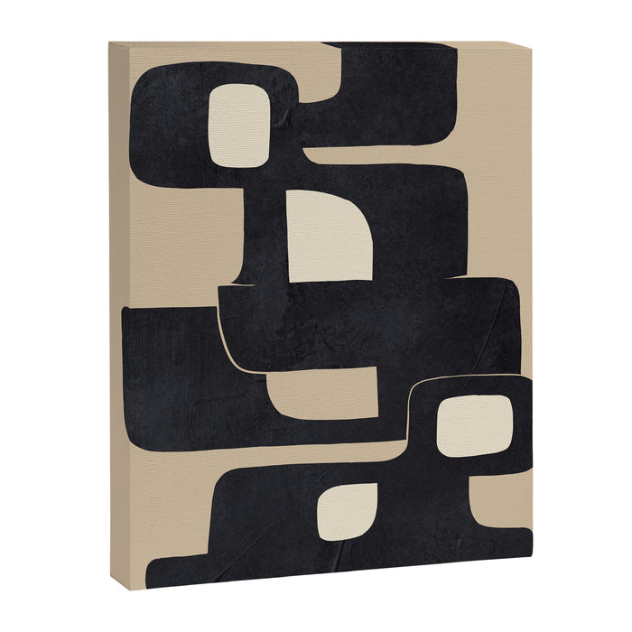 Modern Abstract Shapes 100 Canvas Print Gallery Image 1