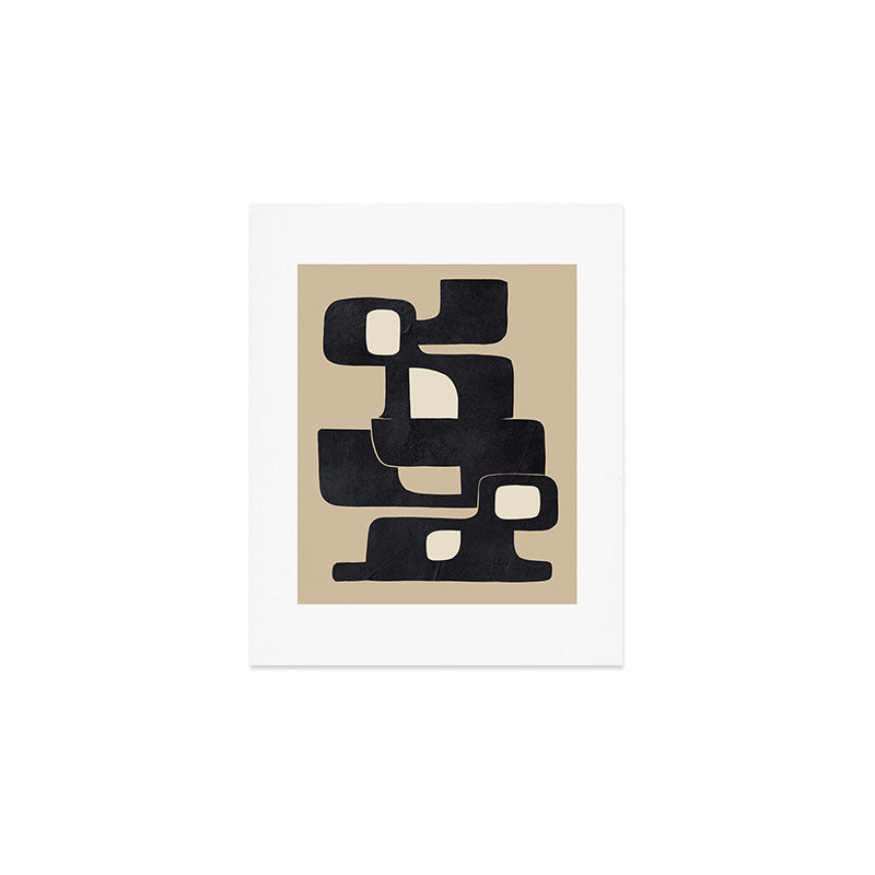 Modern Abstract Shapes 100 Art Print Gallery Image 1