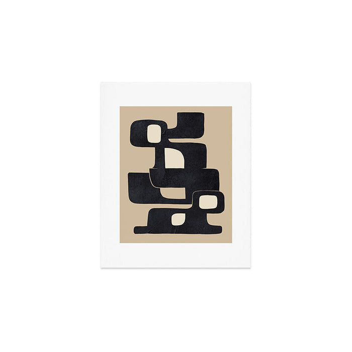 Modern Abstract Shapes 100 Art Print Gallery Image 1