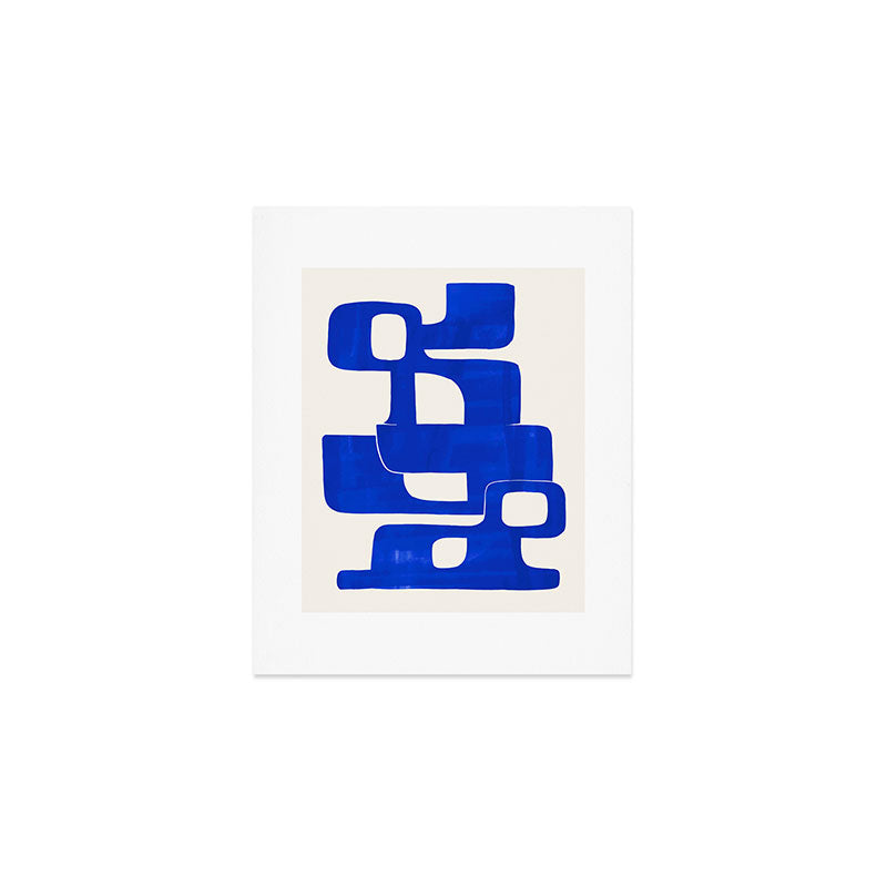 Modern Abstract Shapes 102 Art Print Gallery Image 1
