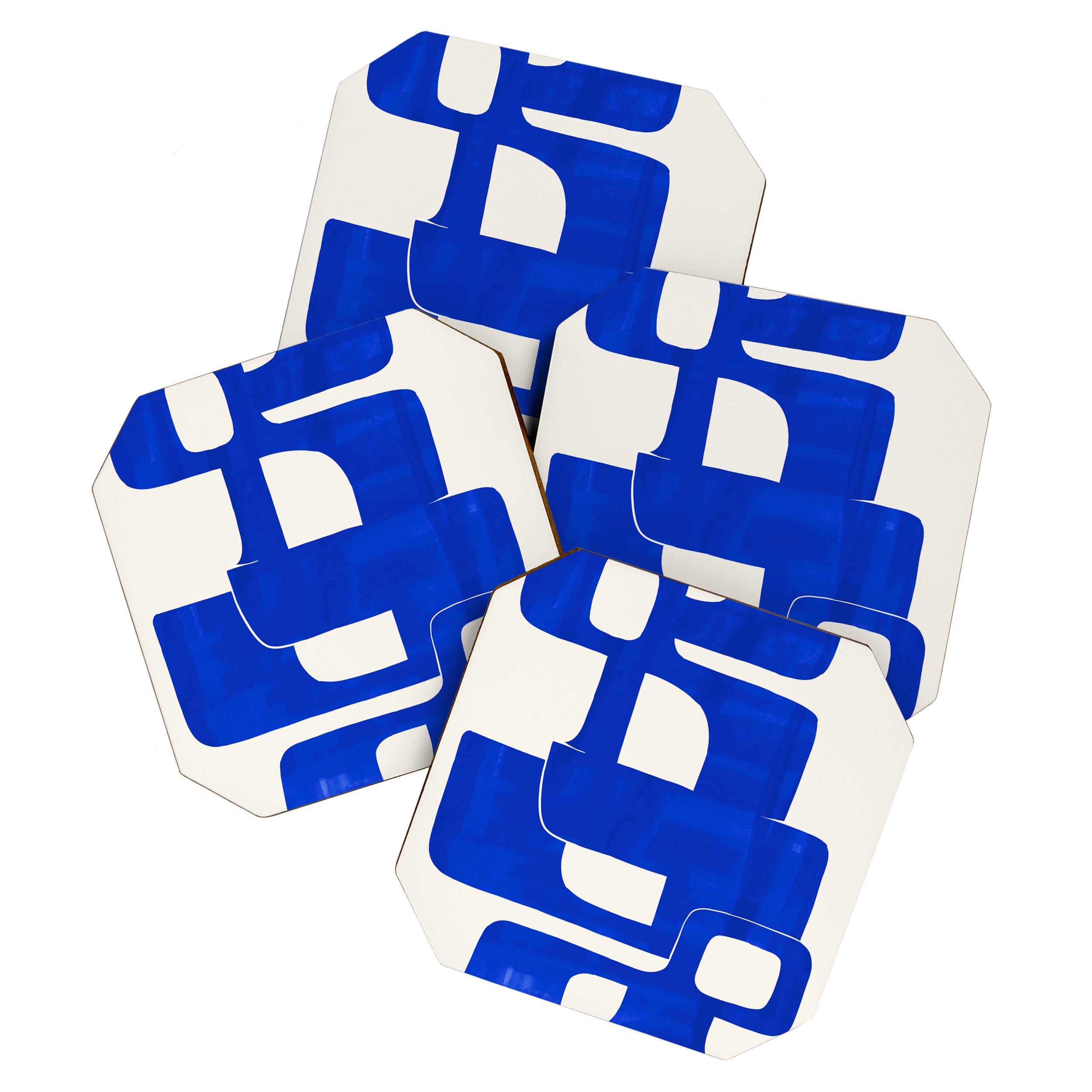 Modern Abstract Shapes 102 Coaster Gallery Image 1