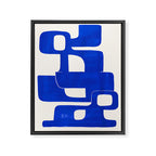 Modern Abstract Shapes 102 Framed Canvas Print Gallery Image 6