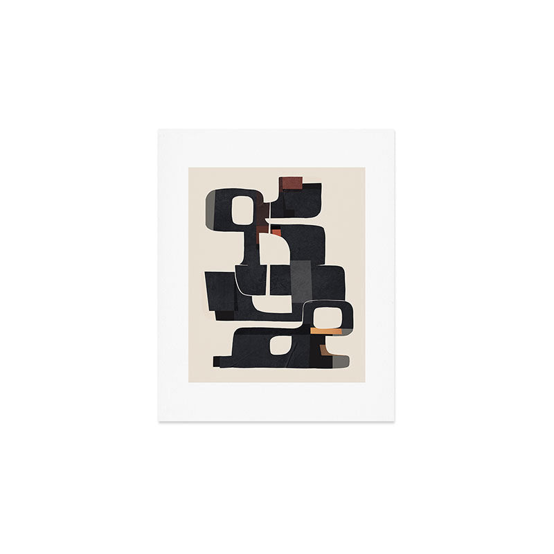 Modern Abstract Shapes 103 Art Print Gallery Image 1