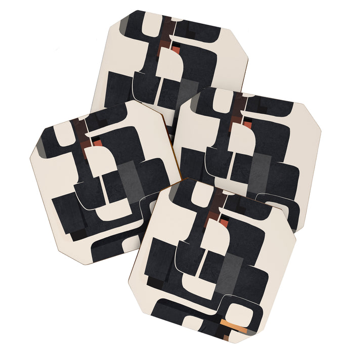 Modern Abstract Shapes 103 Coaster Gallery Image 1