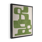 Modern Abstract Shapes 103 Framed Canvas Print Gallery Image 2