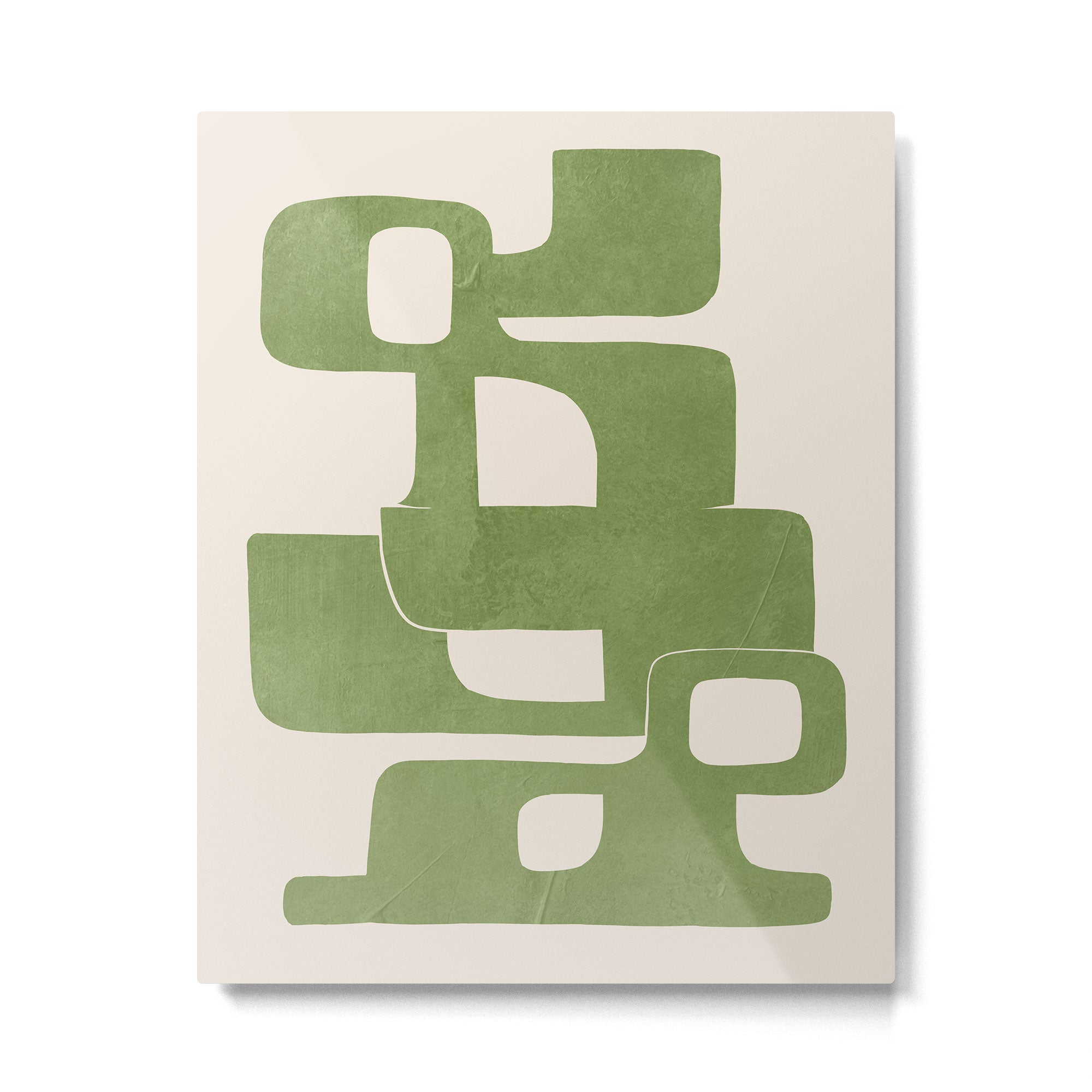 Modern Abstract Shapes 103 Metal Print Gallery Image 4