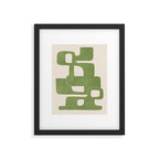 Modern Abstract Shapes 103 Framed Art Print Gallery Image 5