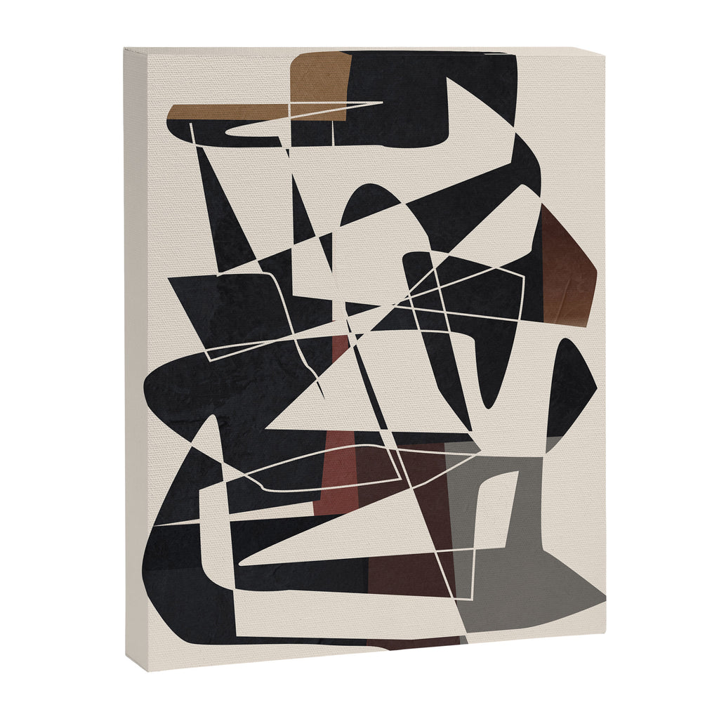 Modern Abstract Shapes 104 Canvas Print Gallery Image 6