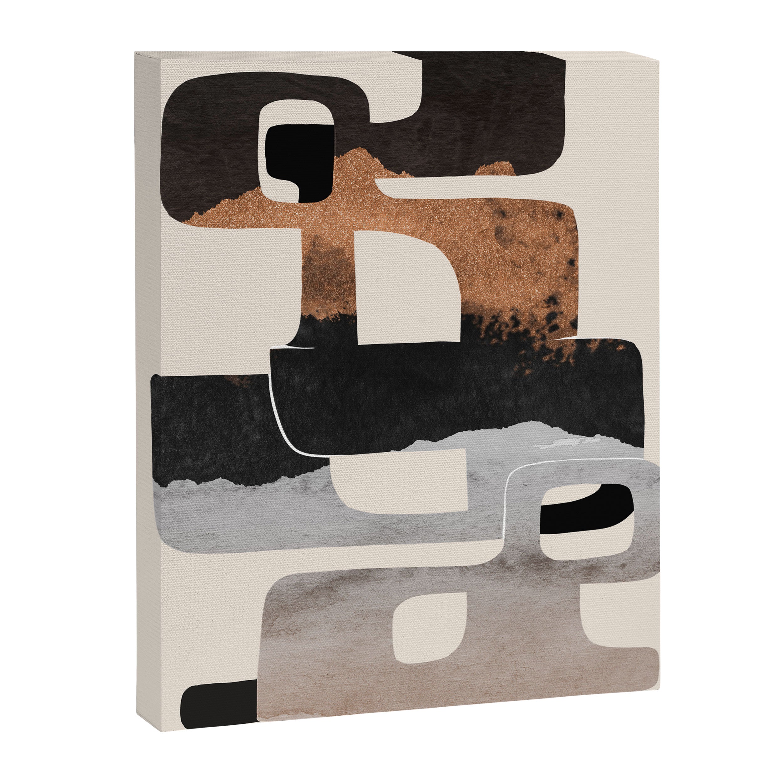 Modern Abstract Shapes 105 Canvas Print Gallery Image 6