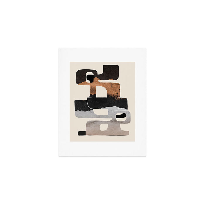 Modern Abstract Shapes 105 Art Print Gallery Image 1