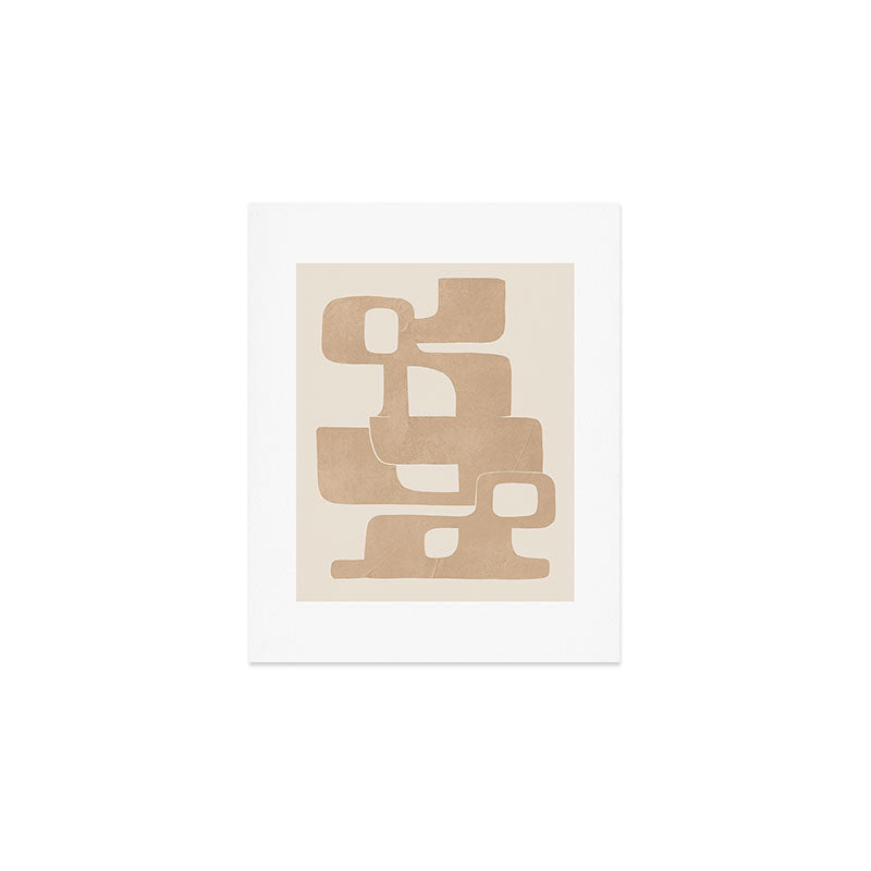 Modern Abstract Shapes 106 Art Print Gallery Image 1