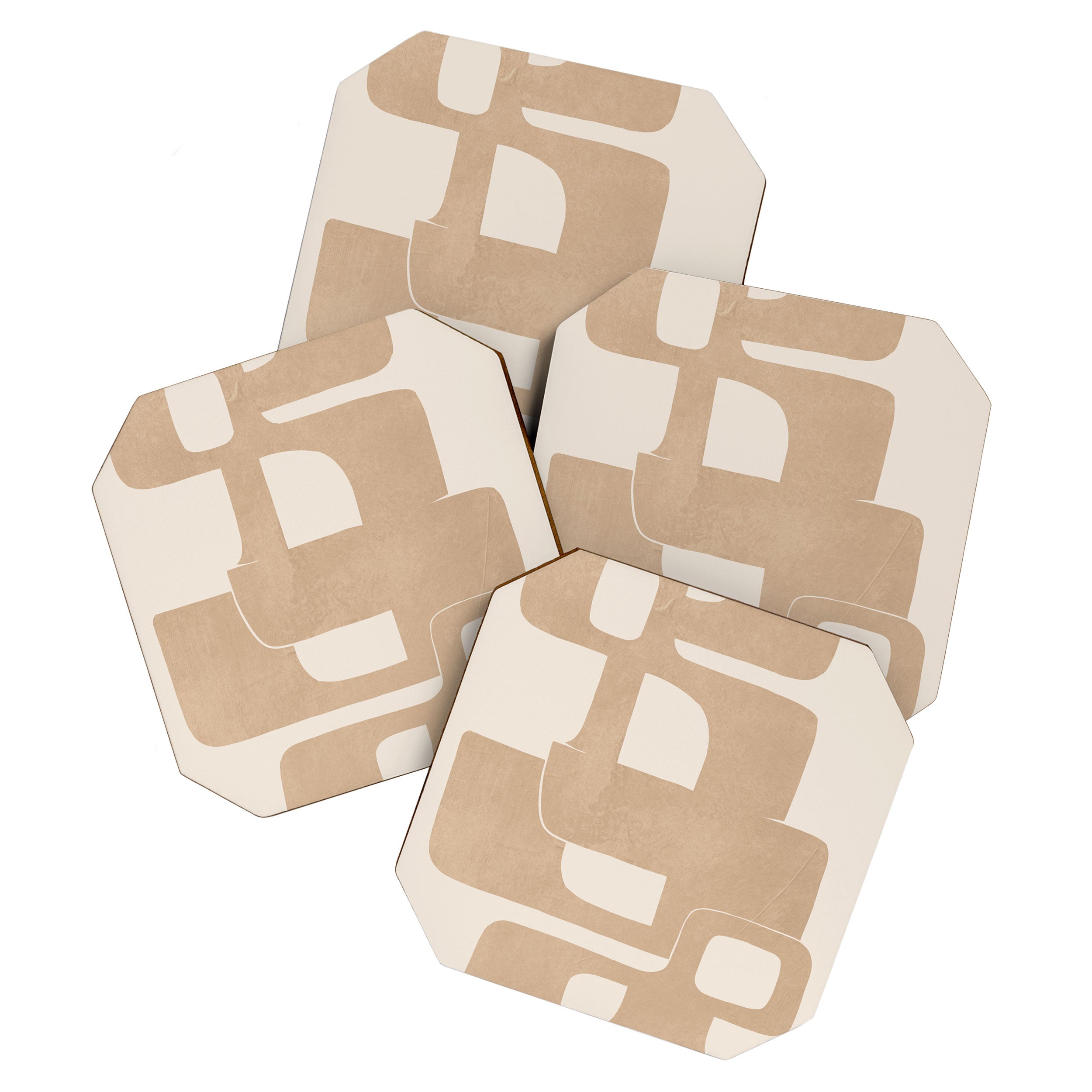 Modern Abstract Shapes 106 Coaster Gallery Image 1