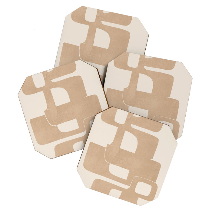 Modern Abstract Shapes 106 Coaster Gallery Image 1