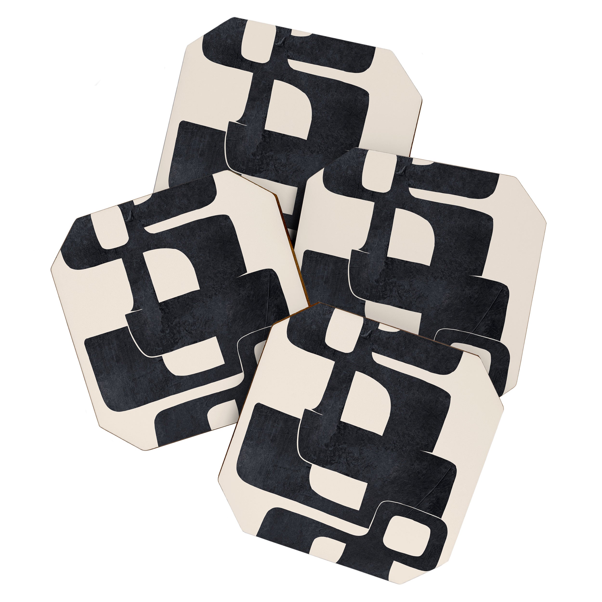 Modern Abstract Shapes 107 Coaster Gallery Image 1