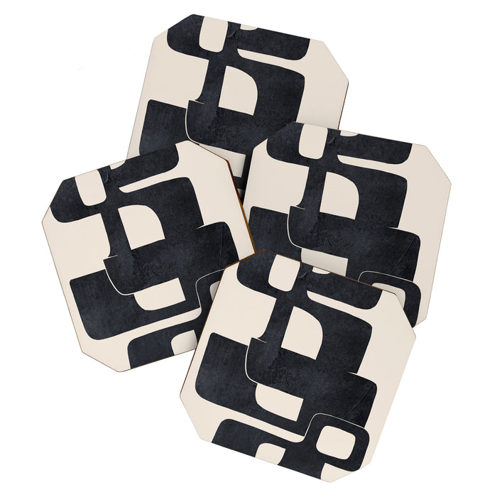 Modern Abstract Shapes 107 Coaster Gallery Image 1