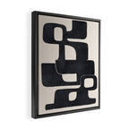 Modern Abstract Shapes 107 Framed Canvas Print Gallery Image 2