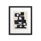 Modern Abstract Shapes 107 Framed Art Print Gallery Image 5