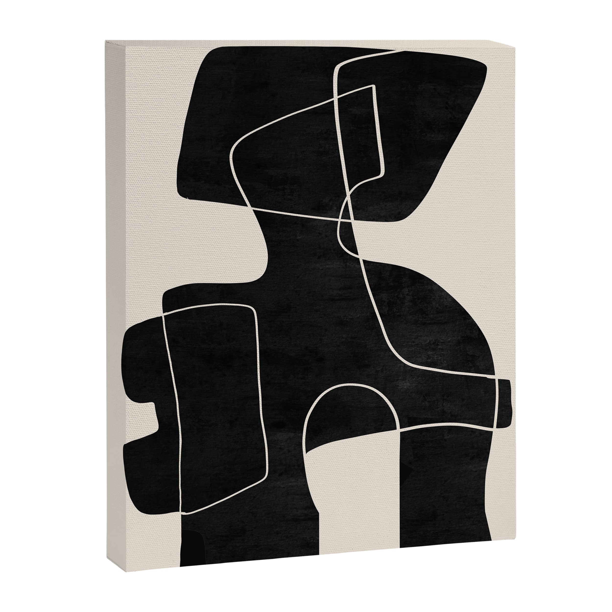 Modern Abstract Shapes 109 Canvas Print Gallery Image 6