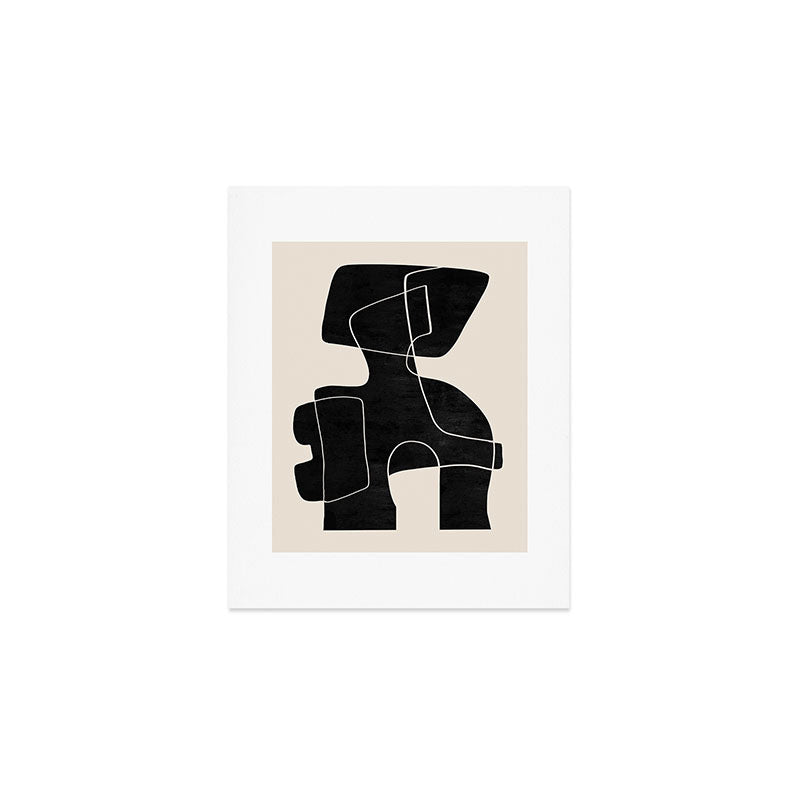Modern Abstract Shapes 109 Art Print Gallery Image 1