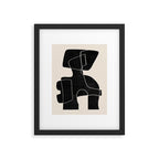 Modern Abstract Shapes 109 Framed Art Print Gallery Image 5