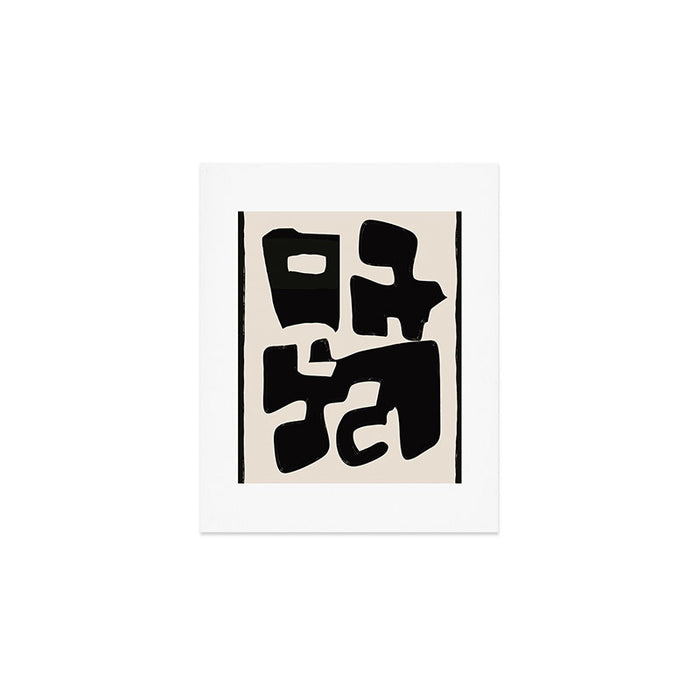 Modern Abstract Shapes 110 Art Print Gallery Image 1