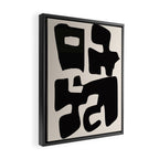 Modern Abstract Shapes 110 Framed Canvas Print Gallery Image 2