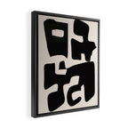 Modern Abstract Shapes 110 Framed Canvas Print Gallery Image 2