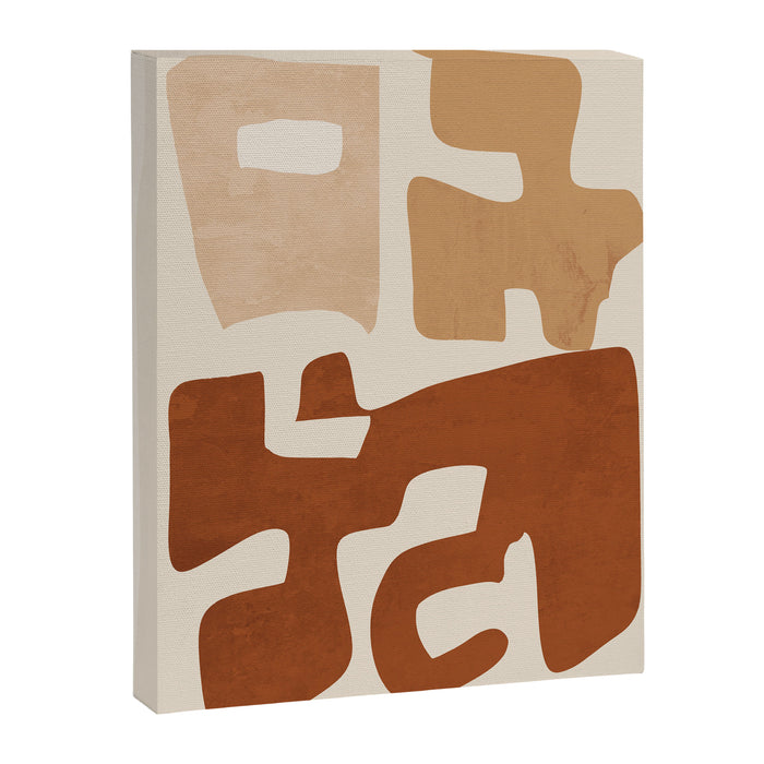 Modern Abstract Shapes 111 Canvas Print Gallery Image 1