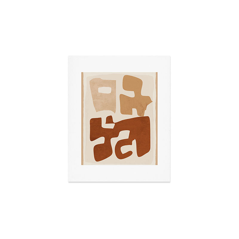 Modern Abstract Shapes 111 Art Print Gallery Image 1
