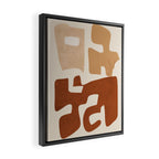 Modern Abstract Shapes 111 Framed Canvas Print Gallery Image 2