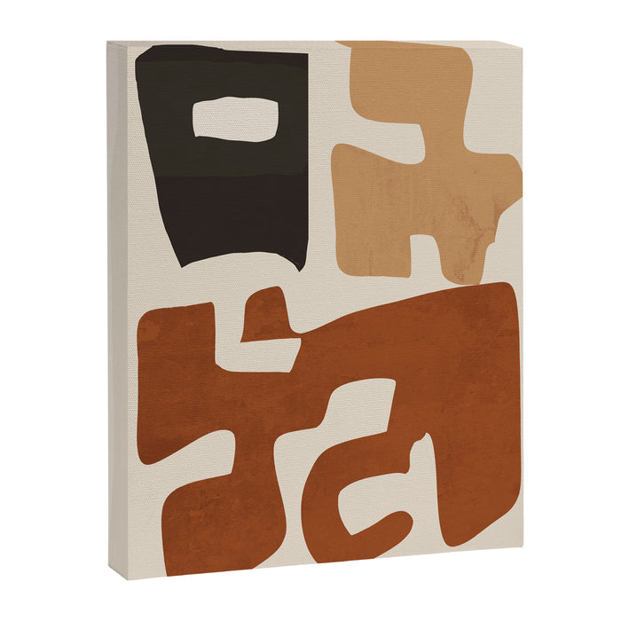 Modern Abstract Shapes 112 Canvas Print Gallery Image 1