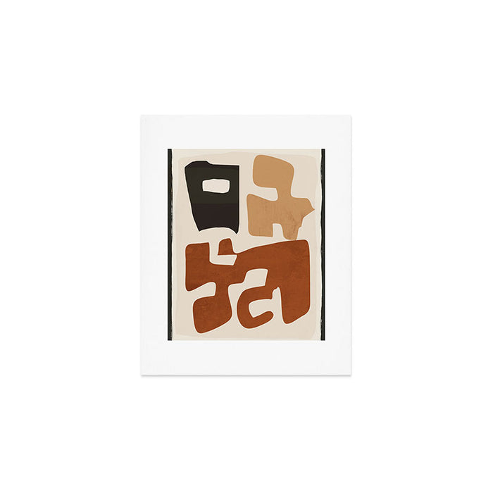 Modern Abstract Shapes 112 Art Print Gallery Image 1