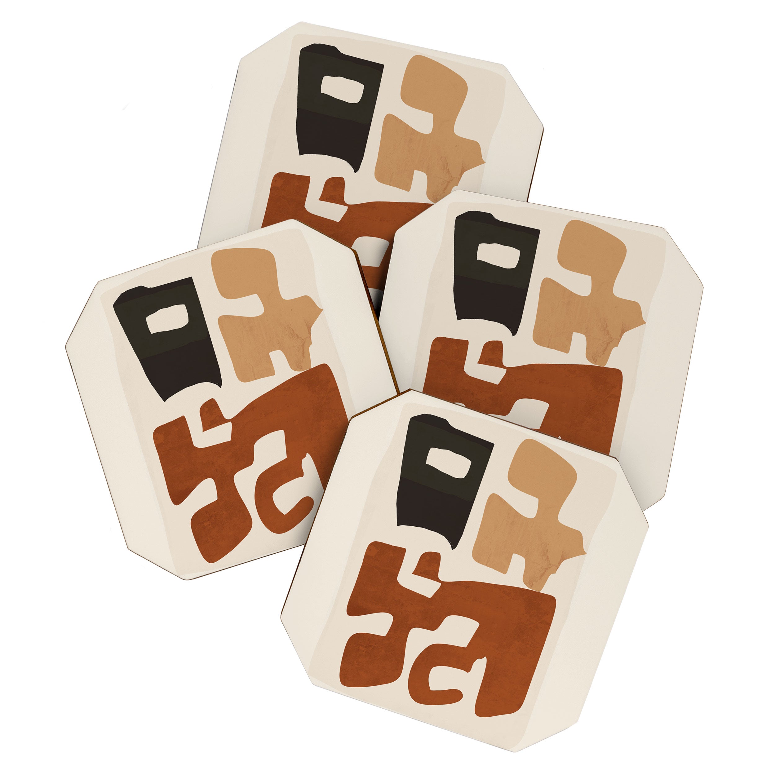 Modern Abstract Shapes 112 Coaster Gallery Image 1