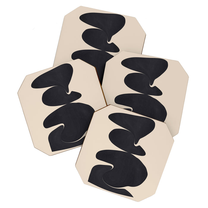 Modern Abstract Shapes 114 Coaster Gallery Image 1