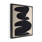 Modern Abstract Shapes 114 Framed Canvas Print Gallery Image 2