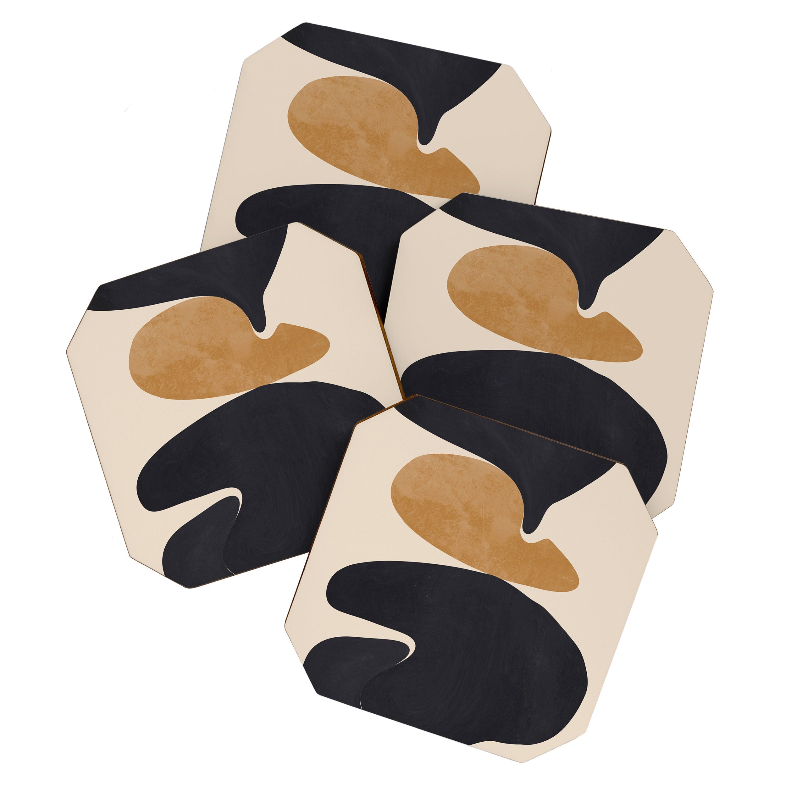 Modern Abstract Shapes 115 Coaster Gallery Image 1