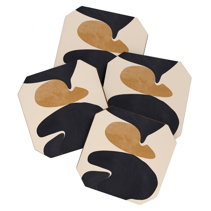 Modern Abstract Shapes 115 Coaster Gallery Image 1