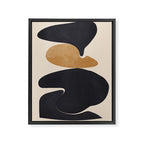 Modern Abstract Shapes 115 Framed Canvas Print Gallery Image 6